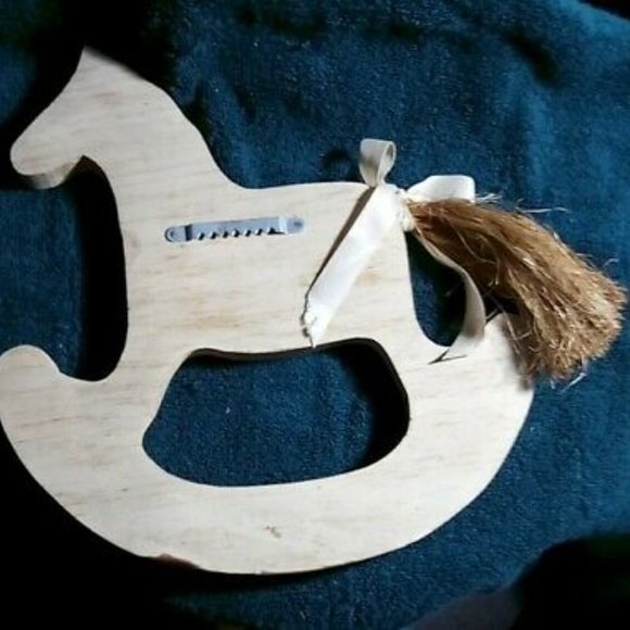Vintage Hand Painted Rocking Horse Decor - Picture 2 of 6